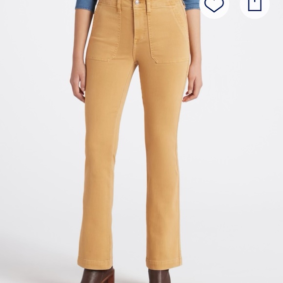 Studio Blue Denim - Khaki Bootcut Jean with High Rise Waist